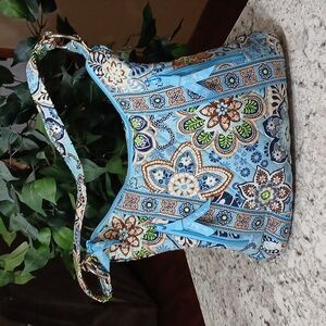Vera Bradley Floral Blue Shoulder Bag